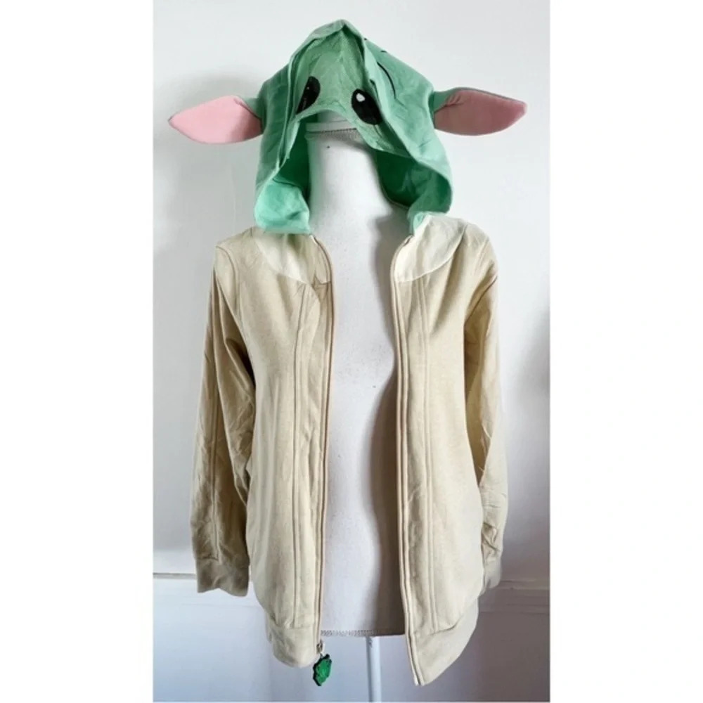 Star Wars Disney • Mandalorean Baby Yoda Full Zip Hoodie
